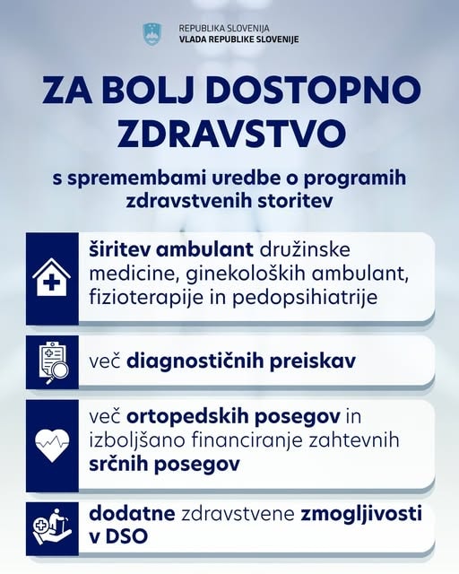 Korak k bolj dostopnemu zdravstvu: več programov in dodatne zmogljivosti za starejše